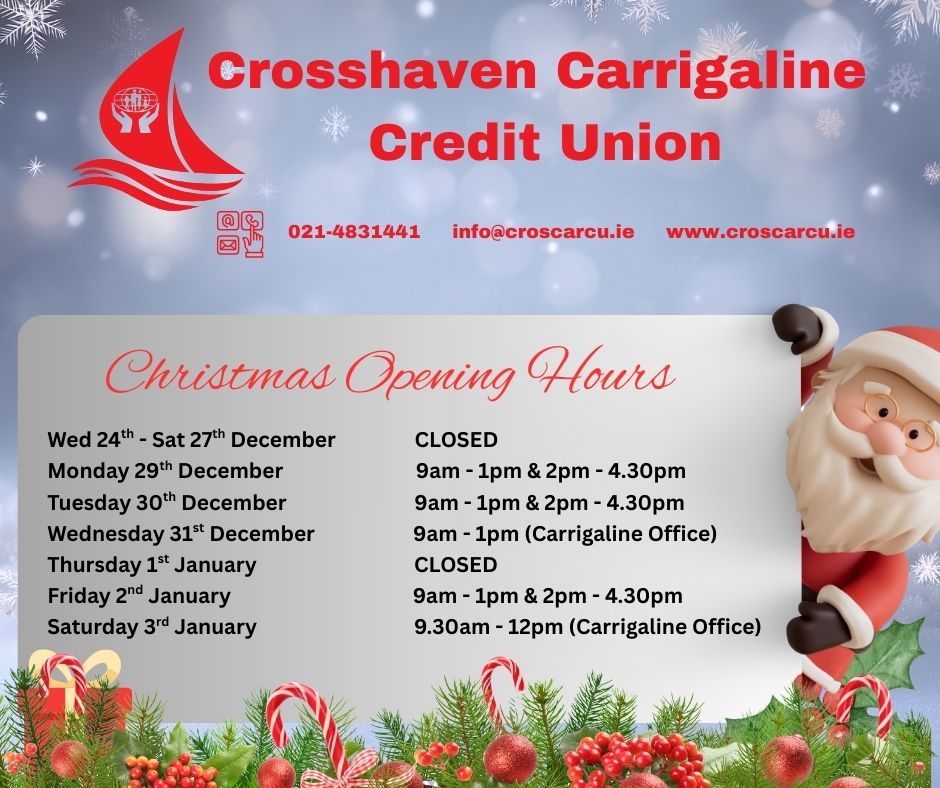 Our Christmas Opening Hours